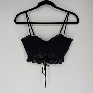 MOOLOOLA MAYBELLE BRODERIE CORSET TOP NWT US SMALL AU 8 FESTIVAL GRUNGE FAIRY